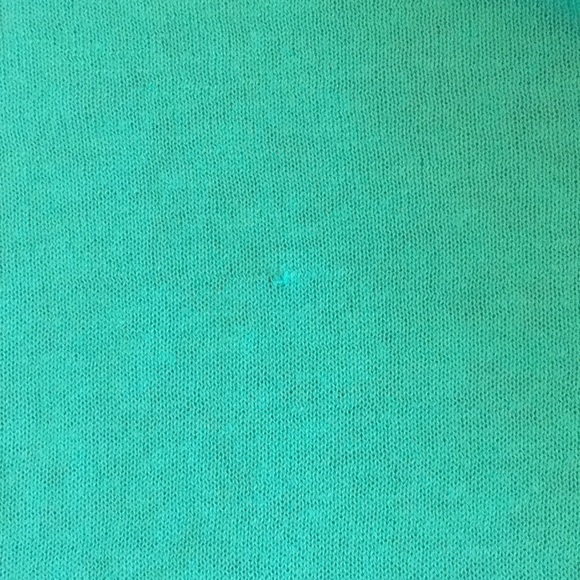 COPY - Pretty Turquoise Blue Cropped Button Sweater - Picture 5 of 5